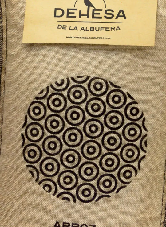 arroz variedad Bomba 1kg Dehesa de la Albufera logo