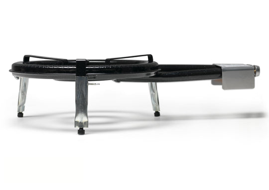 paellero con patas cortas regulables