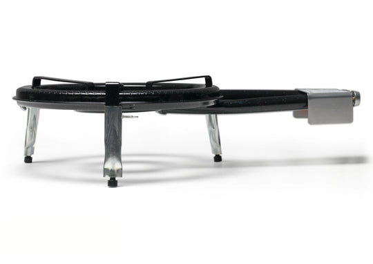 paellero con patas cortas regulables