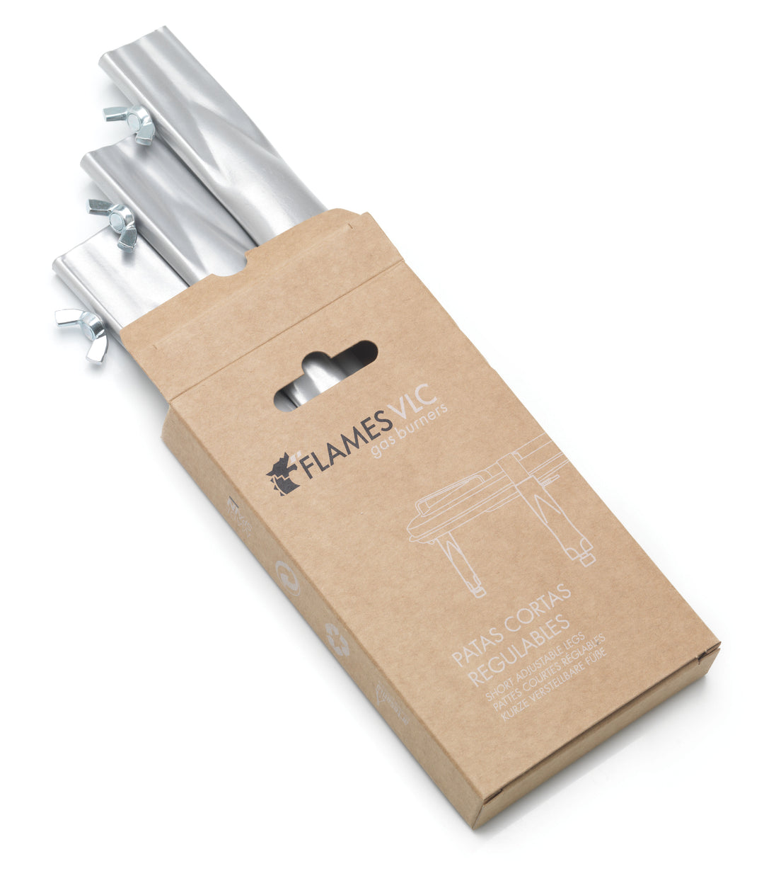 patas cortas regulables flamesVLC