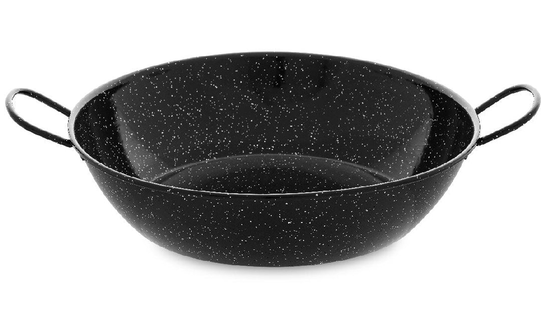 Sartén honda esmaltada con asas 16cm