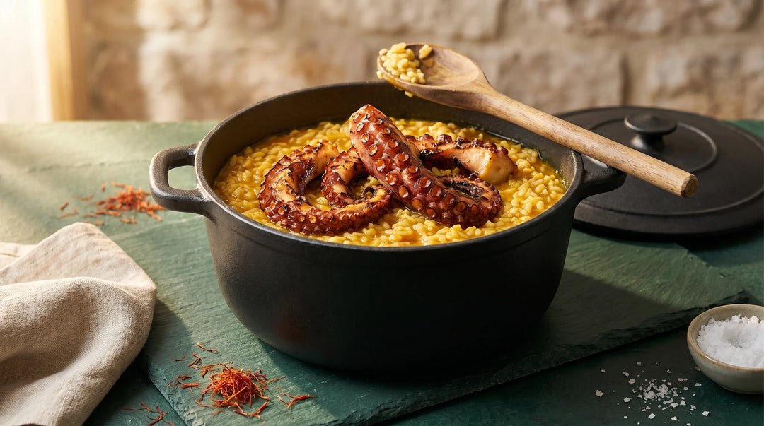 Arroz Meloso con Pulpo: Receta Paso a Paso