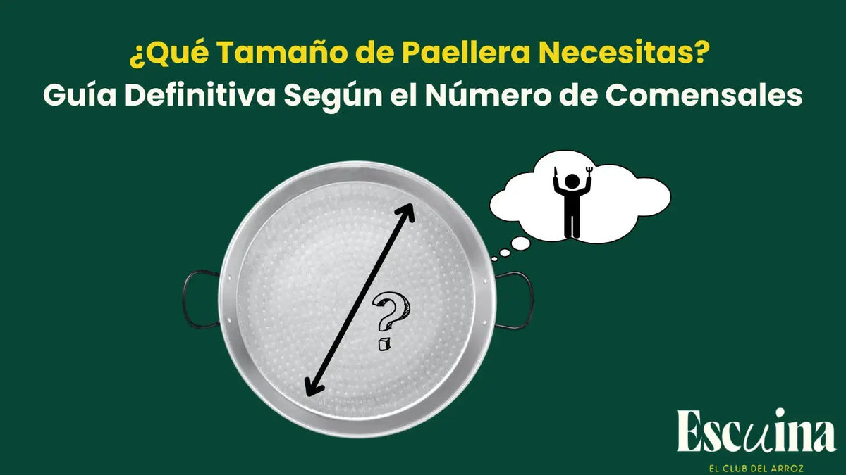 Medidas de Paella: Tamaños, Proporciones y Cantidades según Comensales Escuina