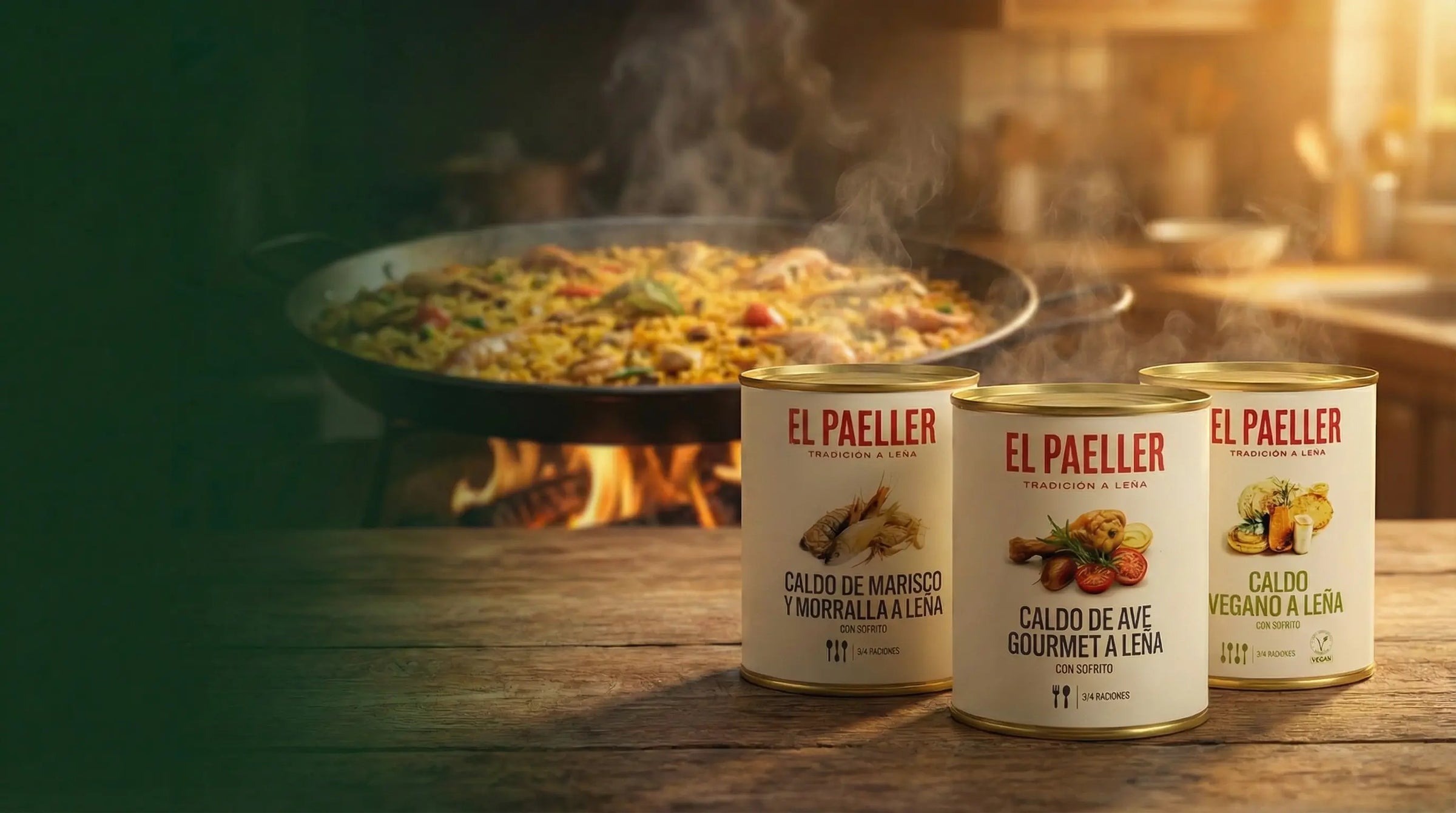 Caldos-El-Paeller-el-secreto-de-un-gran-arroz-cocinado-a-leña-para-ti. Escuina