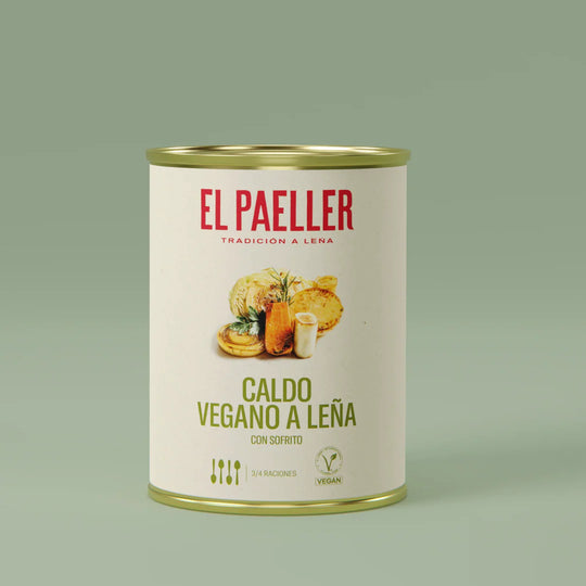 caldo vegano a leña El Paeller