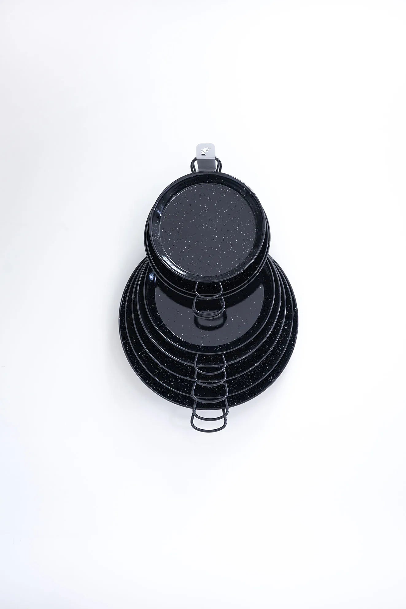 vista frontal colgador paellas flamesVLC