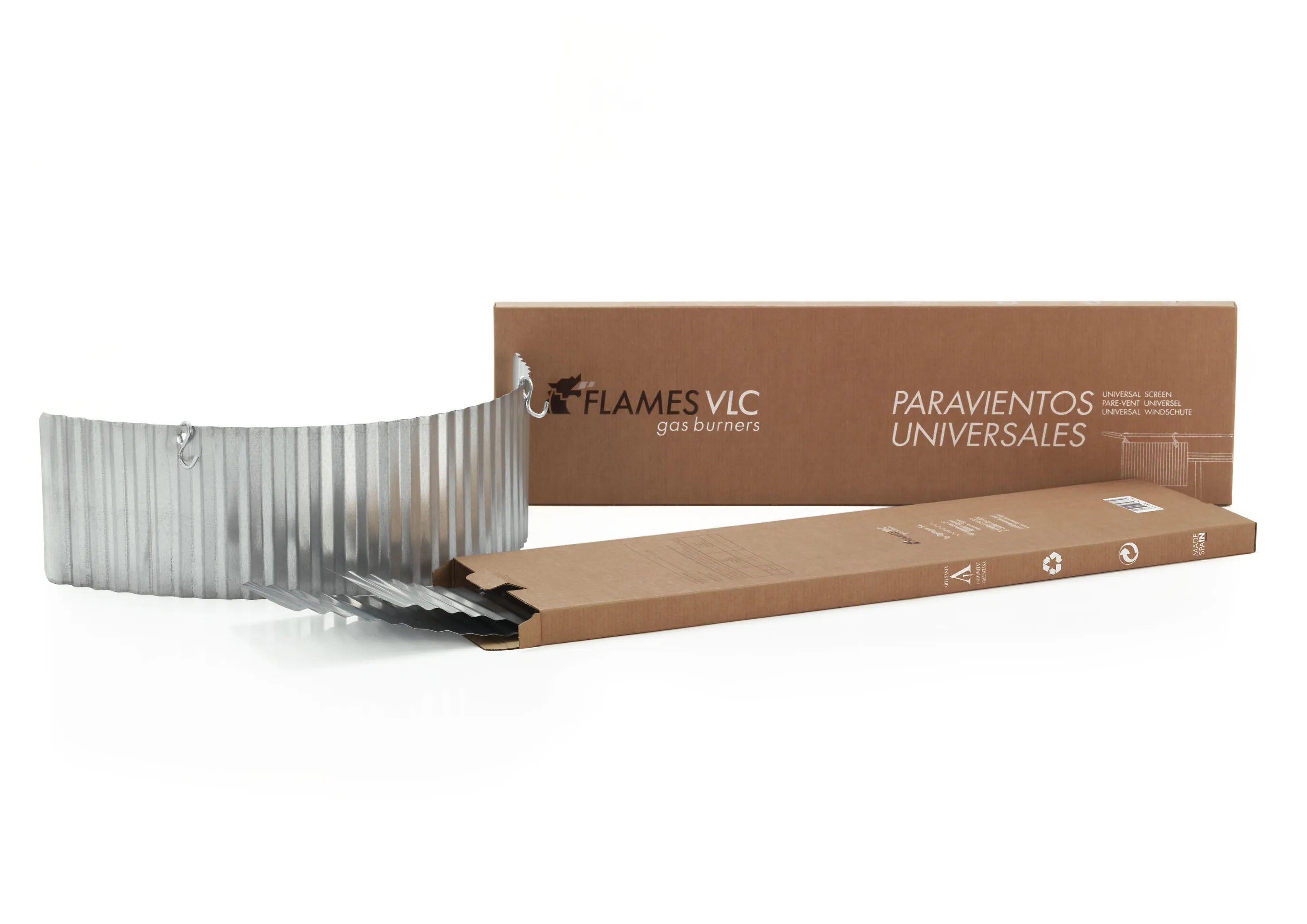Paravientos universal para paella hasta 70cm