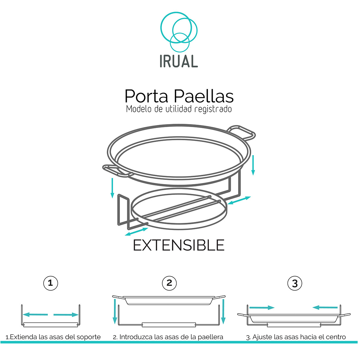 descripción uso Porta paellas Home