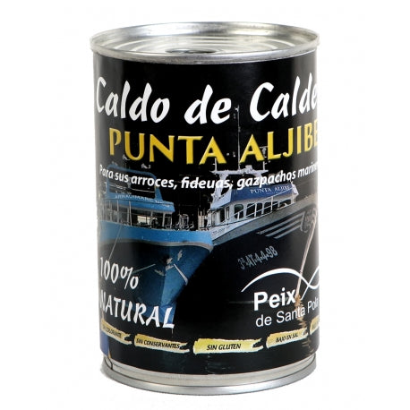 Caldo de caldero natural bote punta aljibe