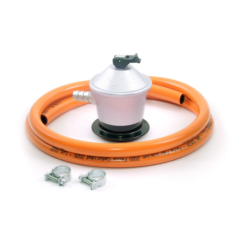 kit de gas manguera y regulardor 30 mbar