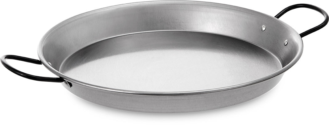 Paella inducción de acero pulido 30cm